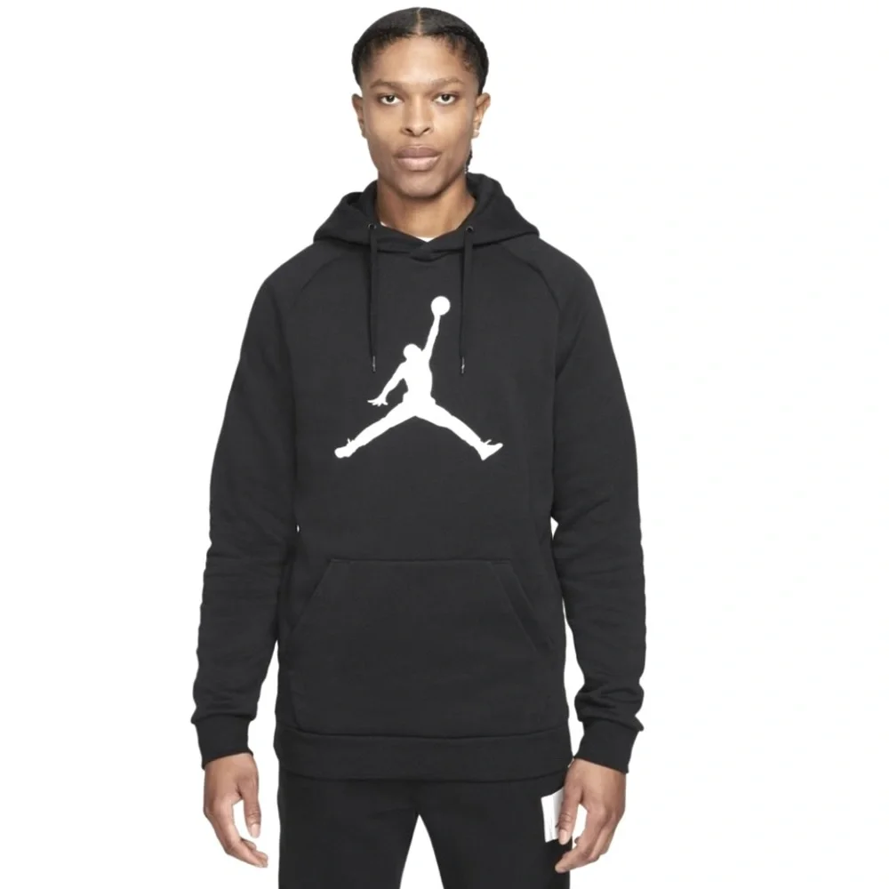Air Jordan Black Hoodie  - Nike Jordan Jumpan Logo Pullover Hoodie Men’s Size XL